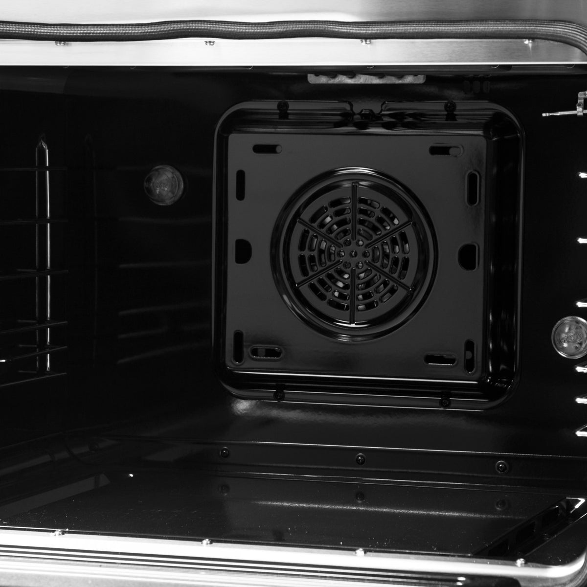 Forno Galiano 48" Black Freestanding Dual Fuel Double Oven Range with True Convection (6.58 Cu. Ft.) - FFSGS6156-48BLK