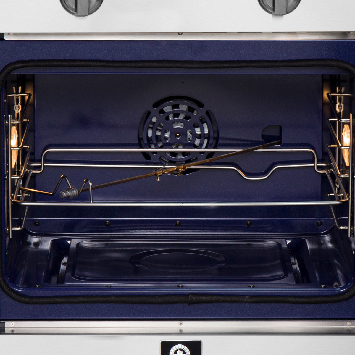 Forno Gallico Stainless Steel 30" French Door Electric Wall Oven with True Convection and Air Fry (3.68 Cu. Ft.) - FBOEL1371-30