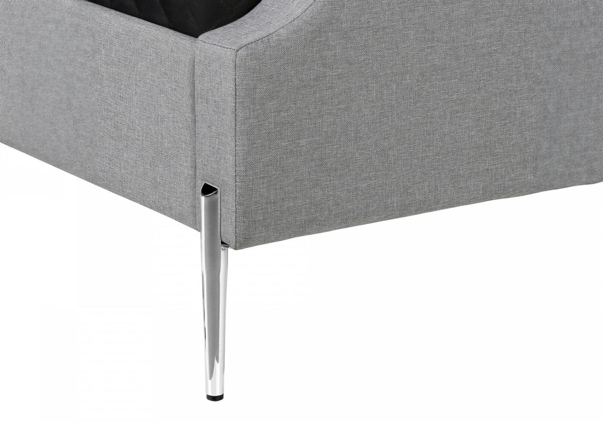 Vivian Queen Bed - Grey