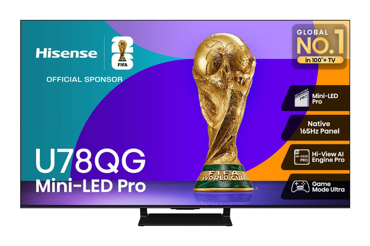 Hisense 65" 4K Smart Mini-LED Pro QLED 165Hz TV - 65U78QG--