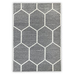 Joris Geometric Rug - 5' x 8' - Black