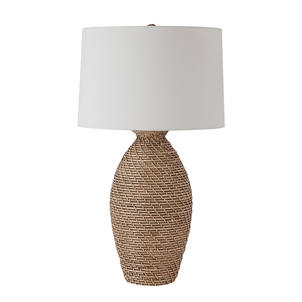 Nisa Table Lamp - Natural with Black Wash