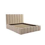 Lotus Queen Bed - Beige