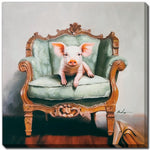 Velvet Throne II Wall Art - Multi-Colour - 24 X 24