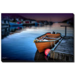 Tethered at Twilight Art - Blue - 38 X 60