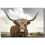 Highland Wisdom Wall Art - Brown - 16 X 20