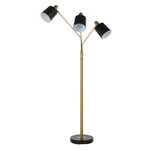 Wynn Floor Lamp - Brass/Matte Black