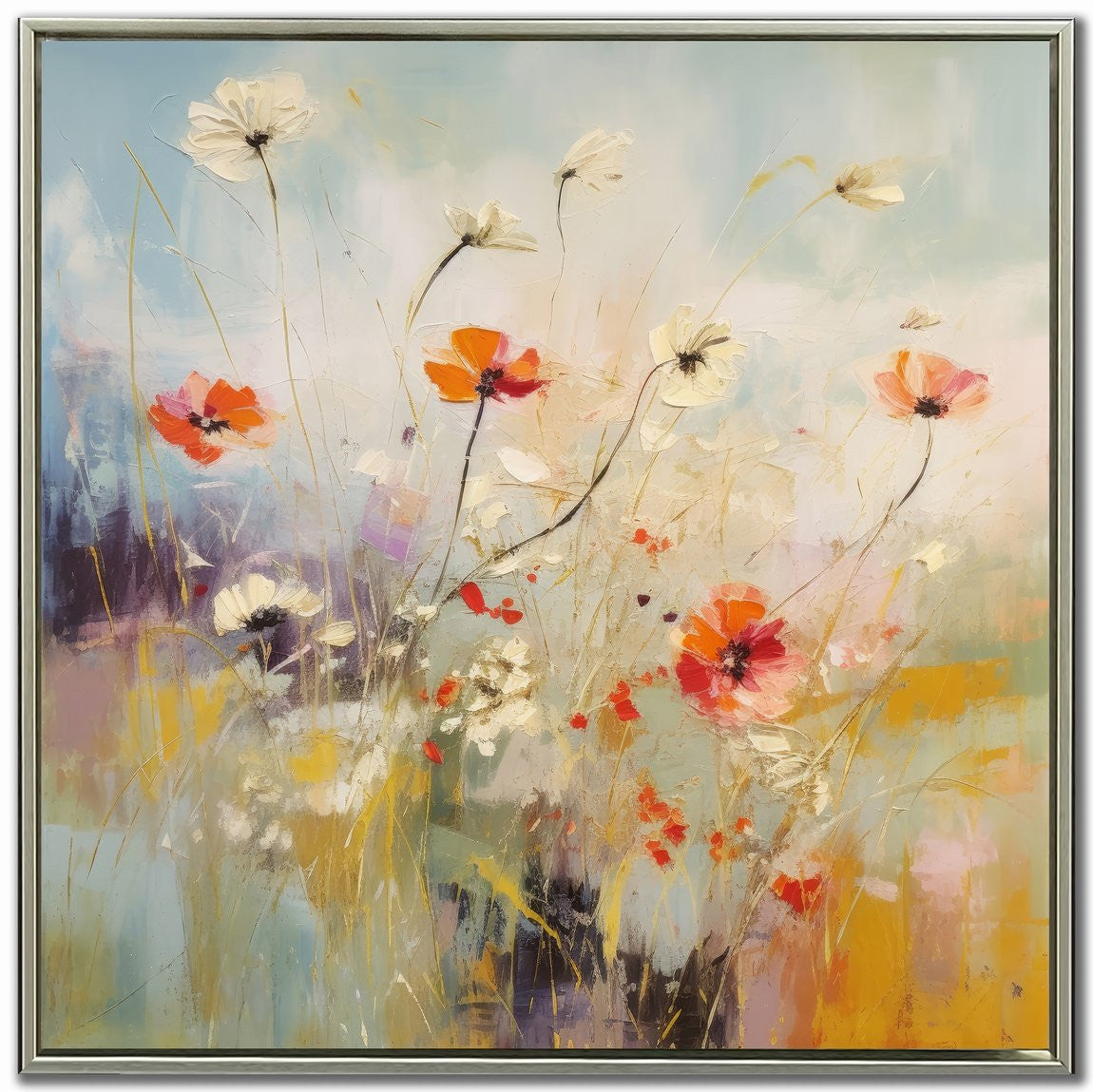 Wild Harmony II Wall Art - Multi Colour - 24 X 24