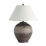 Arden Table Lamp - Dark Brown/Ivory