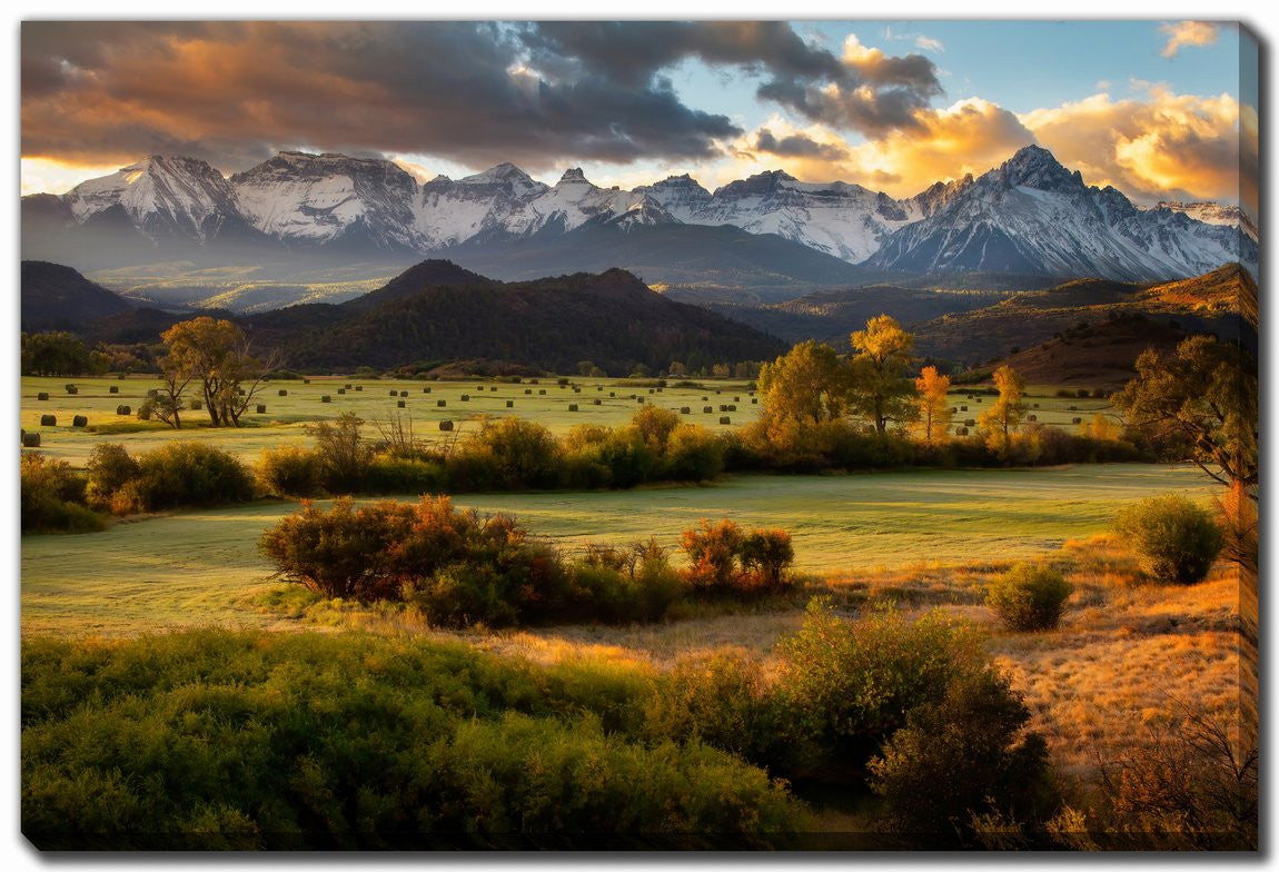 Morning in the Foothills Wall Art - Green - 22 X 28