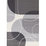 Functional Contemporary Area Rug - 8' X 11' - Grey