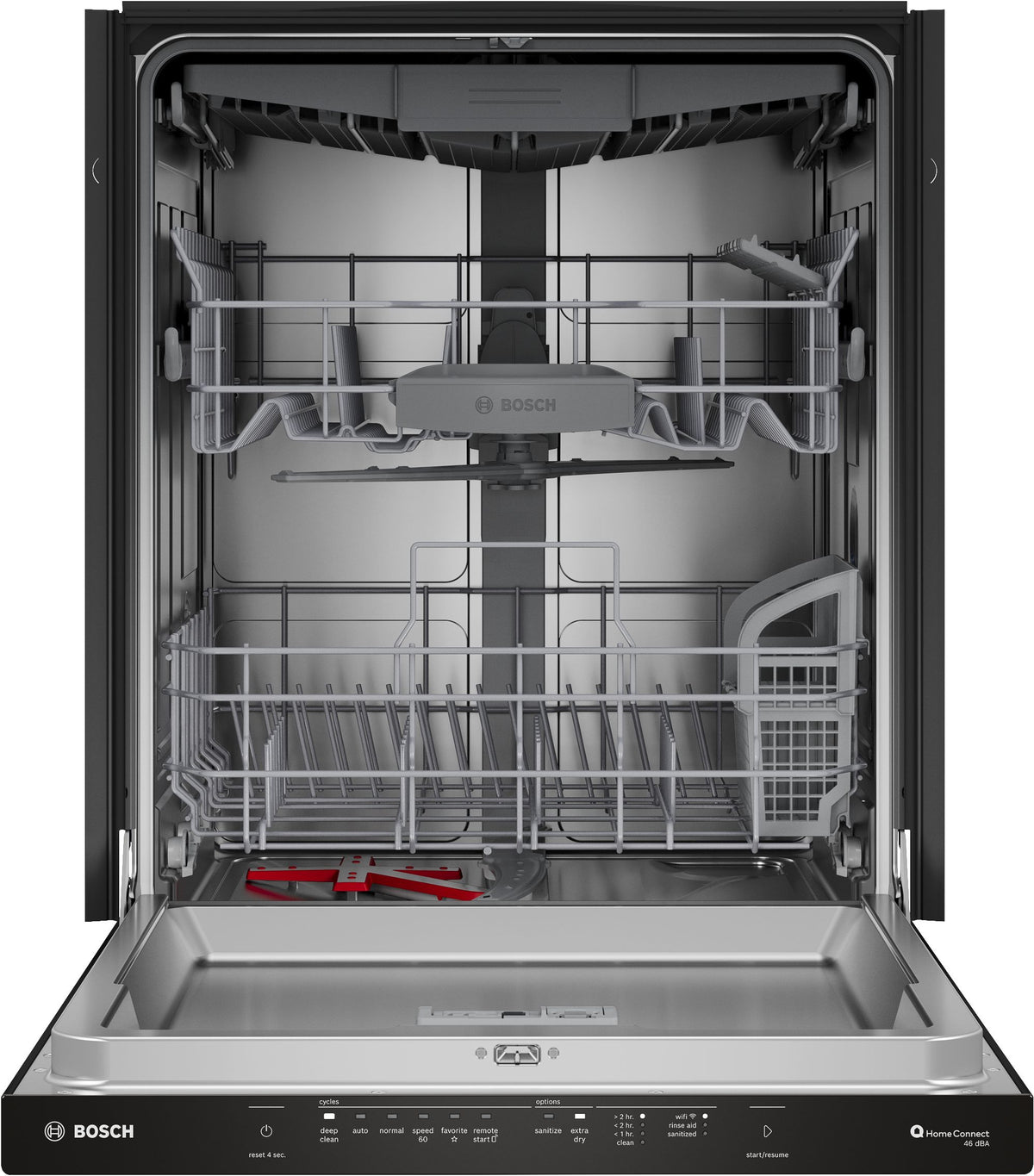 Bosch Black 300 Series 24" Dishwasher with Pocket Handle - SHP53EM6N