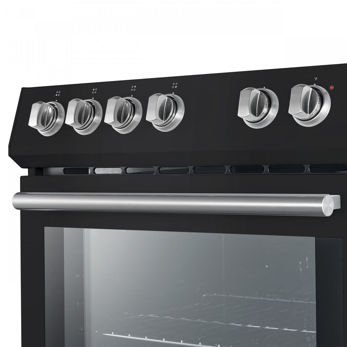 Forno Premium Black Kitchen Package with Range, Bottom Freezer Refrigerator and Dishwasher - FBDL-007-02CA