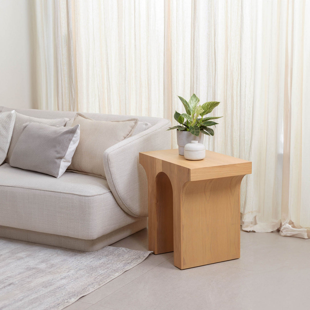 Ossin Side Table - Natural