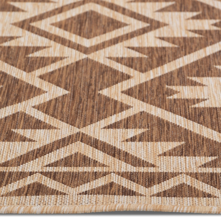 Cabana Tribal Indoor/Outdoor Rug - 8' x 10' - Brown