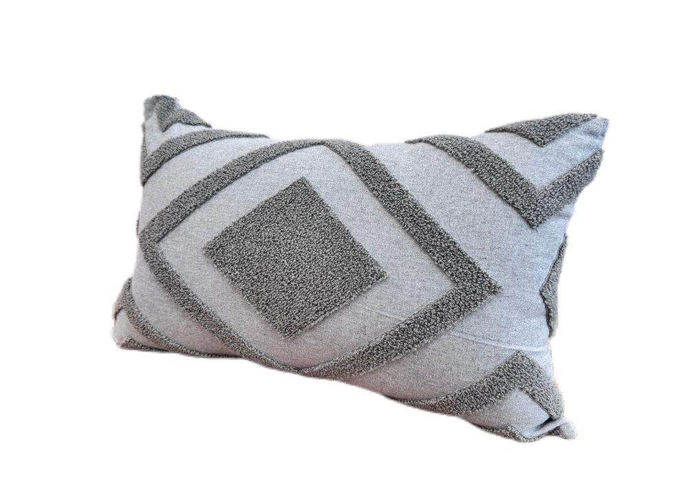 Free Spirit 12 x 20" Cushion - Grey