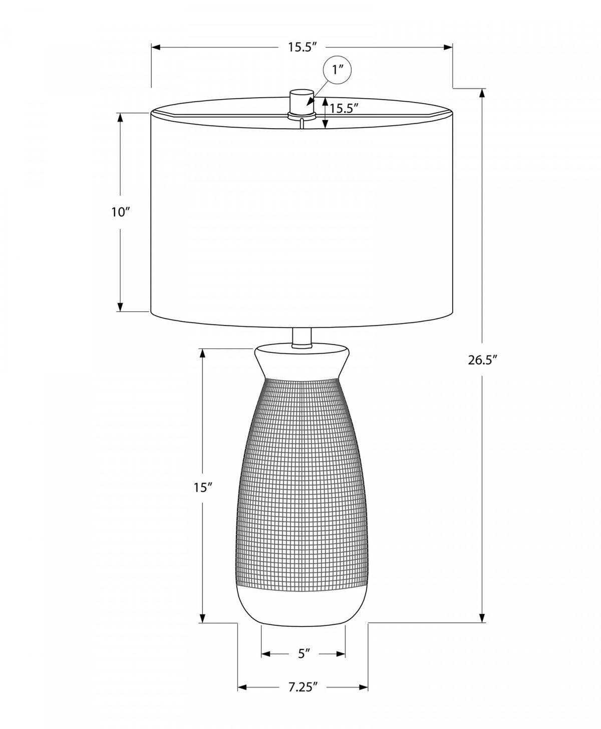 Greyson Table Lamp - Grey