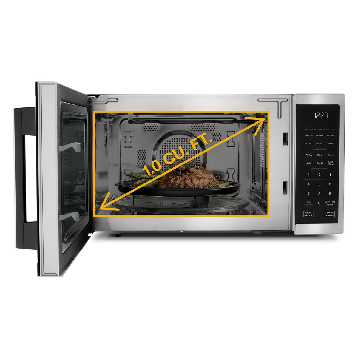 Whirlpool Stainless Steel Countertop Microwave (1 cu. ft.) - WMCS5522RS