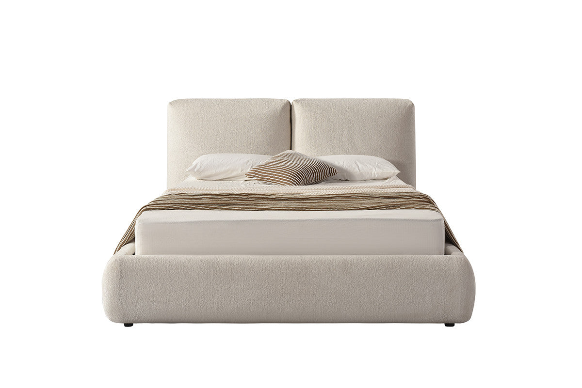 Soleil Queen Bed - Beige