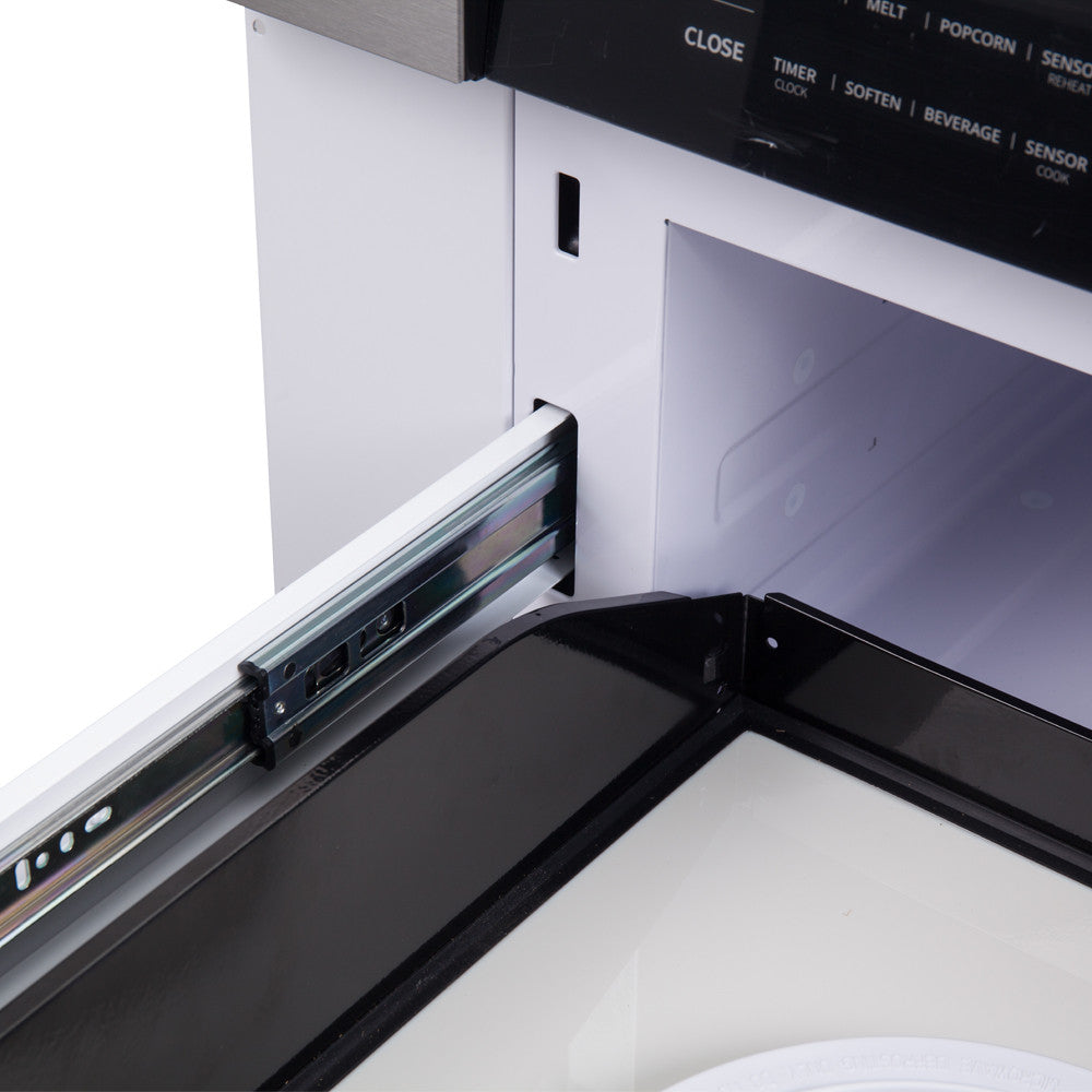 Forno Capoliveri Stainless Steel 30" Built-In Microwave Drawer (1.2 Cu. Ft.) - FMWDR3000-30