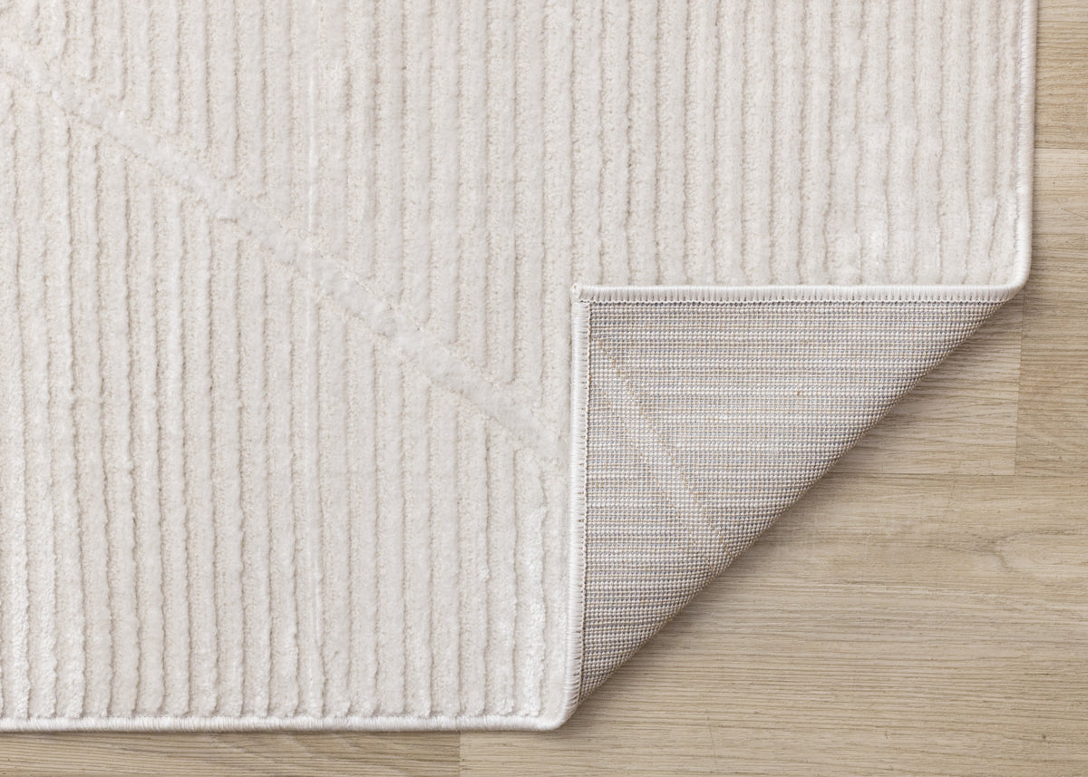 Logan Modern Lines Area Rug - 8' X 11' - Cream