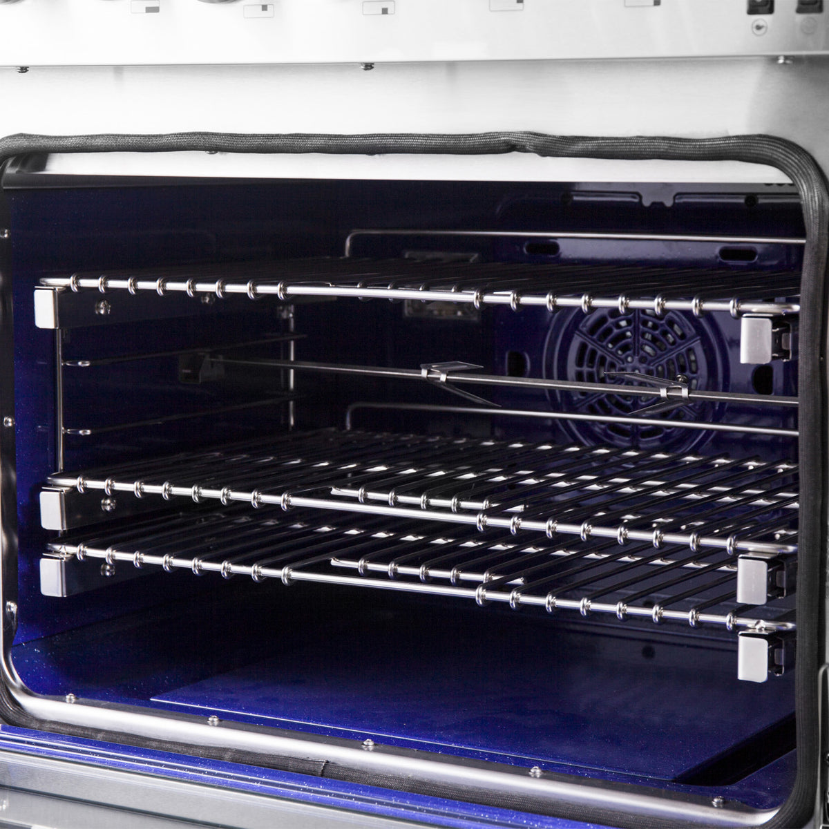 Forno Capriasca 60" Stainless Steel Dual Fuel Double Oven Range with True Convection And Air Fry (8.54 Cu. Ft.) - FFSGS6187-60
