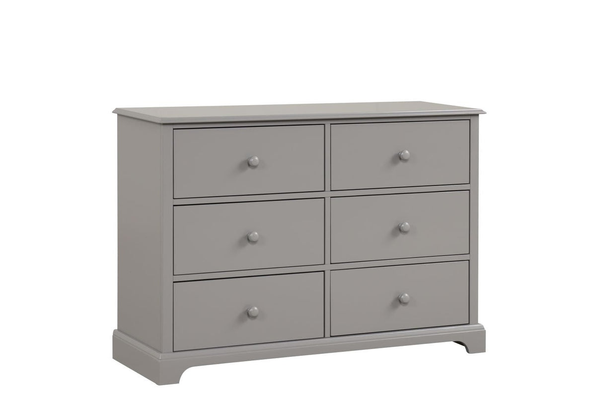 Trudy 6-Drawer Dresser - Grey
