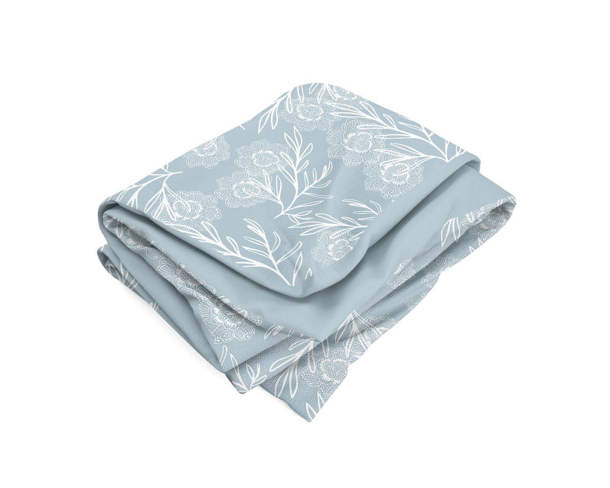 Cotton House 3-Piece King Duvet Cover Set - Serene Blooms