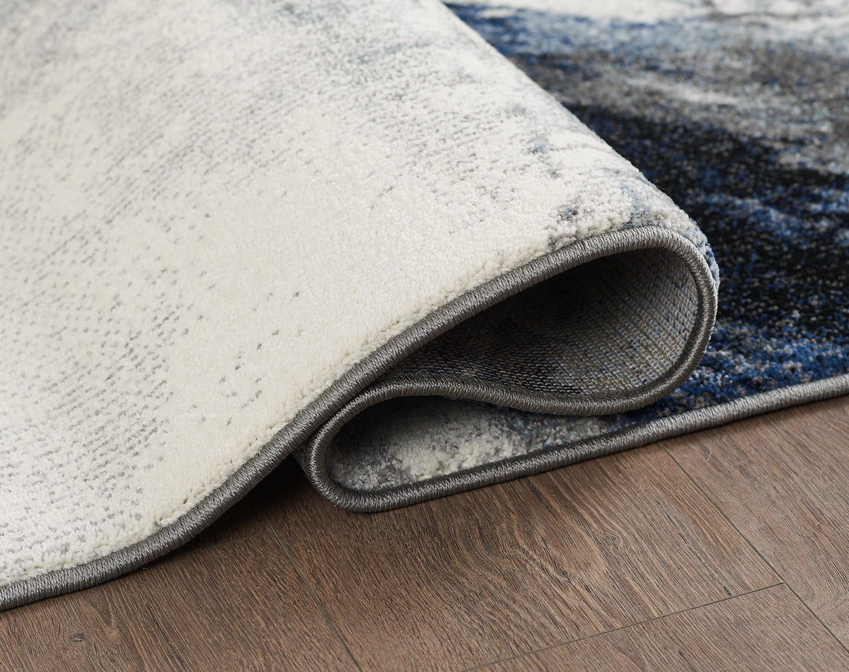 L2 Decor Diamond Area Rug 5' x 8' - Blue