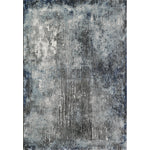 L2 Decor Diamond Area Rug 7' x 10' with Underpad - Blue, Grey