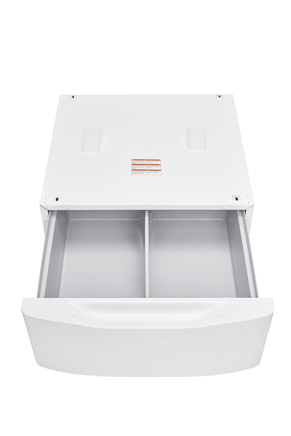 L2 White 27" Laundry Pedestal and Storage Drawer for L2 Front-Load Washer and Dryer - TLP1WW