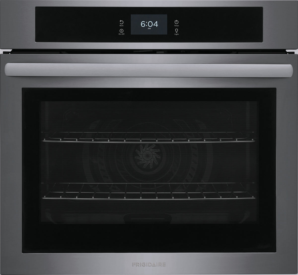 Frigidaire Black Stainless Steel 30" Single Wall Oven with Fan Convection (5.3 Cu. Ft) - FCWS3027AD