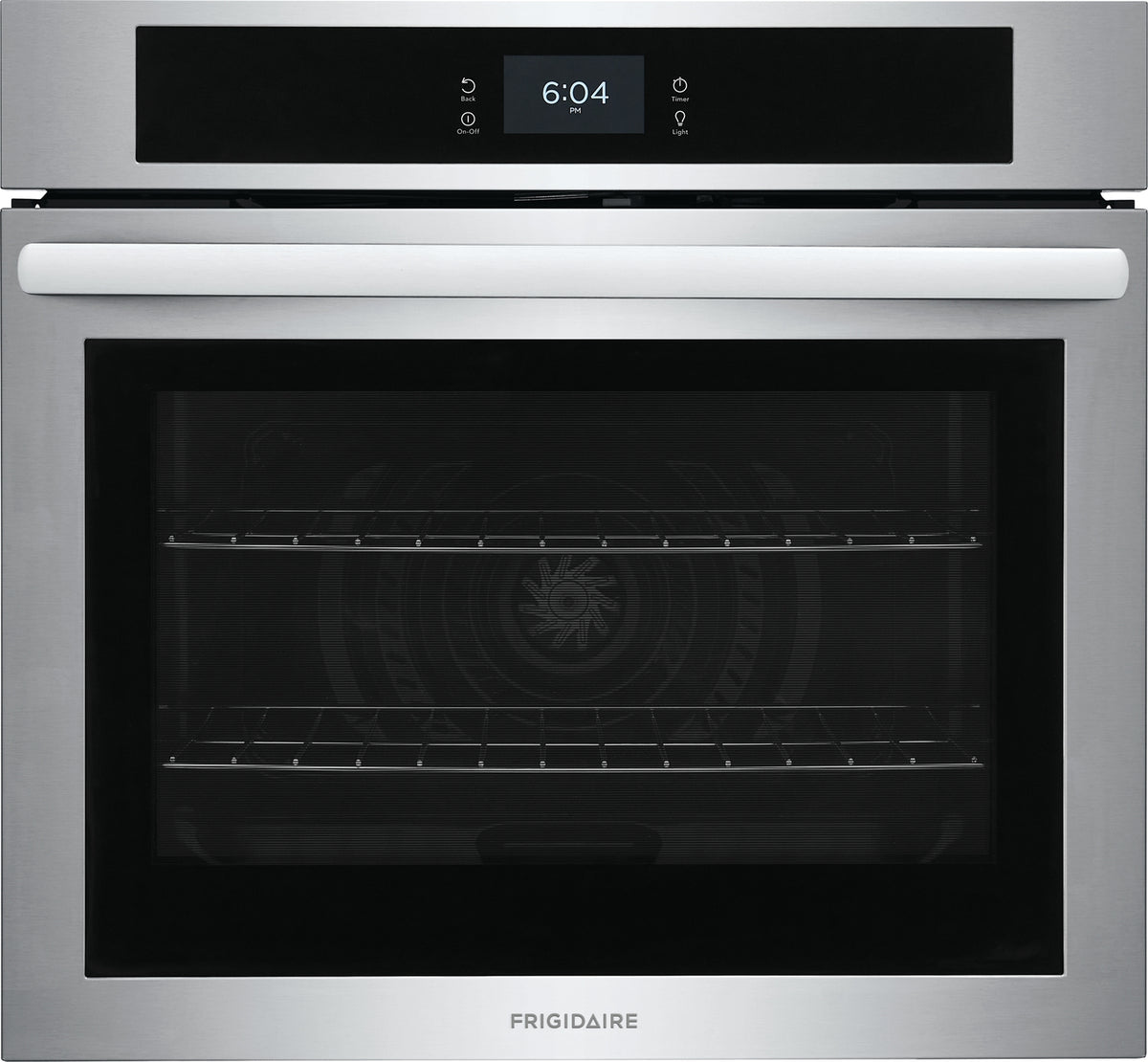 Frigidaire Stainless Steel 30" Single Wall Oven with Fan Convection (5.3 Cu. Ft) - FCWS3027AS