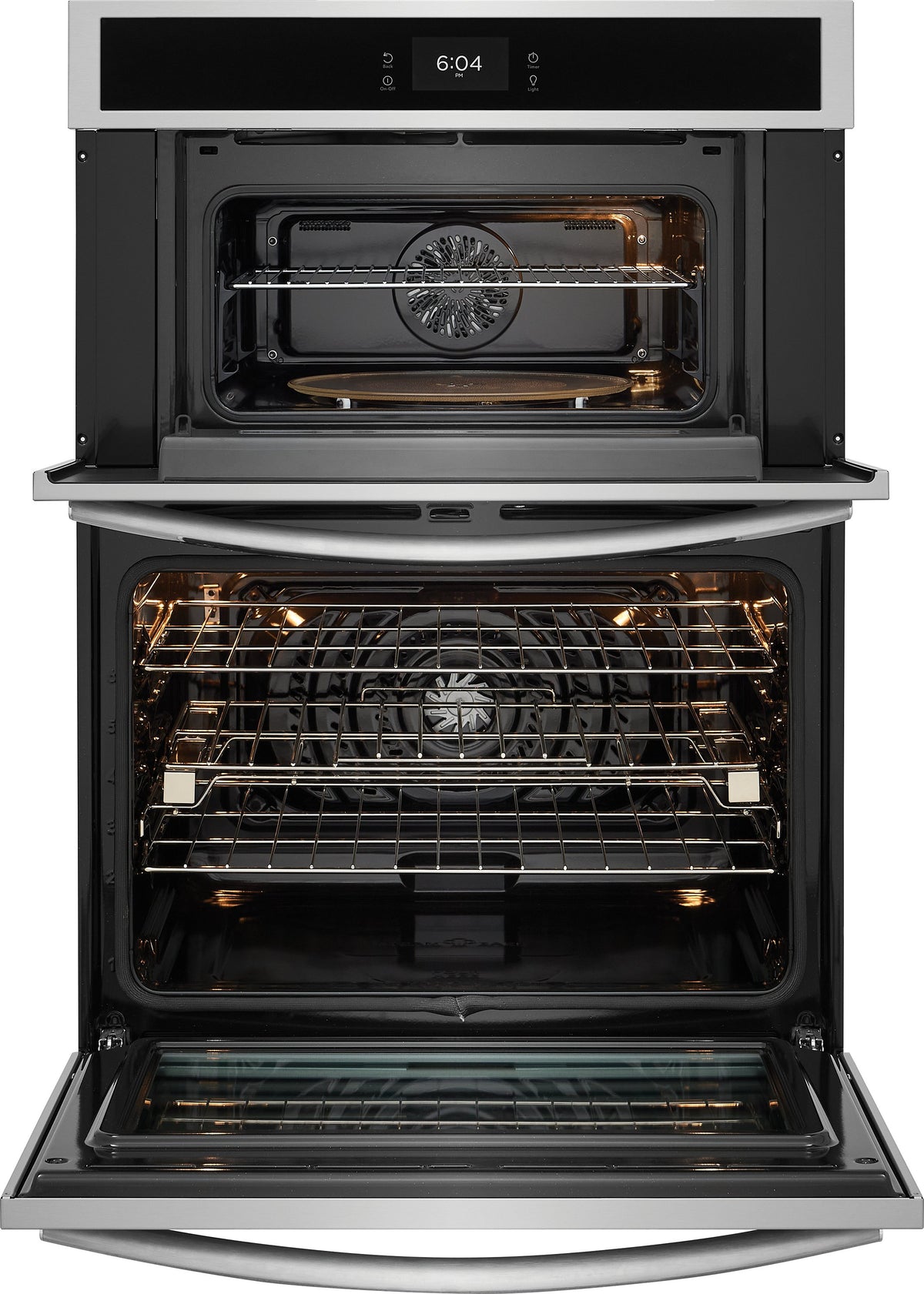 Frigidaire Gallery Stainless Steel 30" Electric Wall Oven and Microwave Combination with Stone-Baked Pizza (5.3 Cu. Ft.) - GCWM3070AF