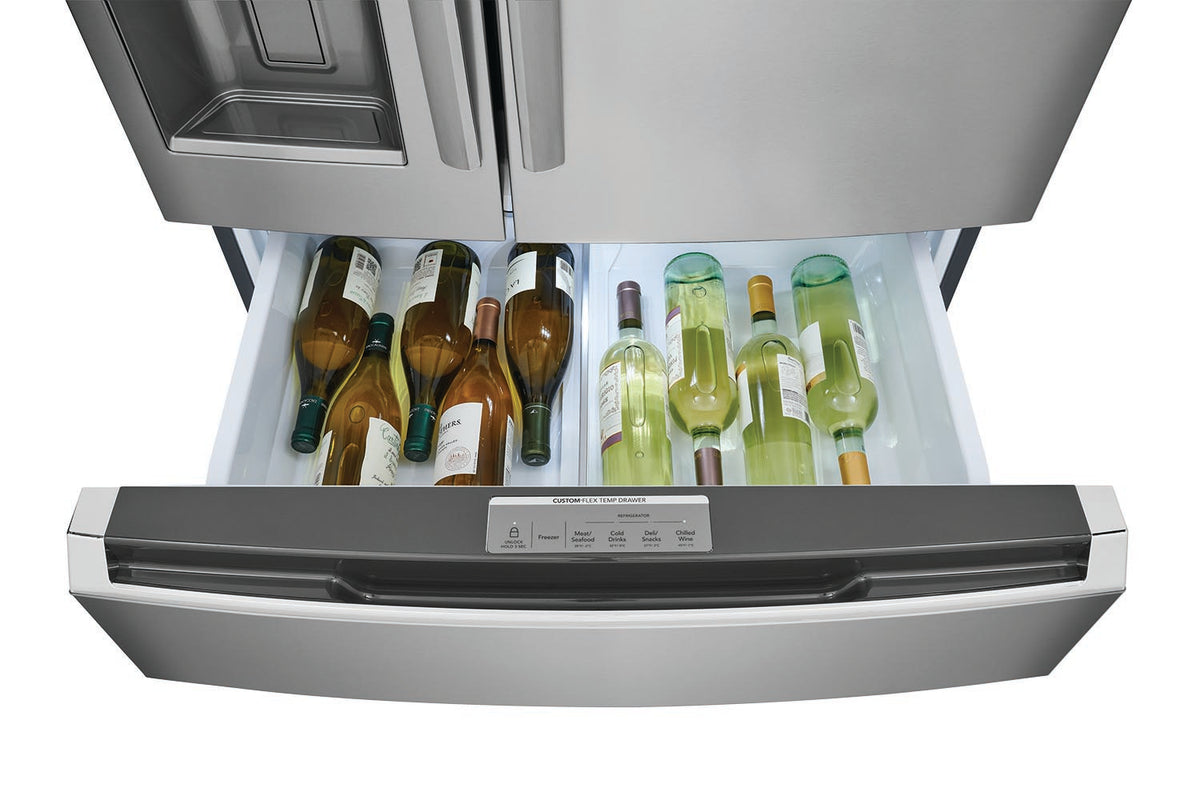 Frigidaire Gallery 36" 21.5 Cu. Ft. Smudge-Proof® Stainless Steel Counter-Depth 4-Door French Door Refrigerator - GRMC2273CF