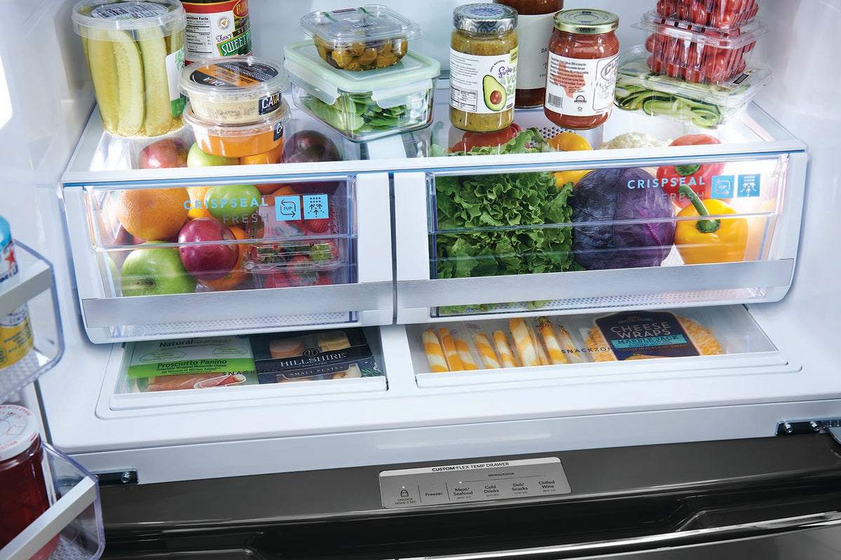 Frigidaire Gallery 36" 21.5 Cu. Ft. Smudge-Proof® Stainless Steel Counter-Depth 4-Door French Door Refrigerator - GRMC2273CF