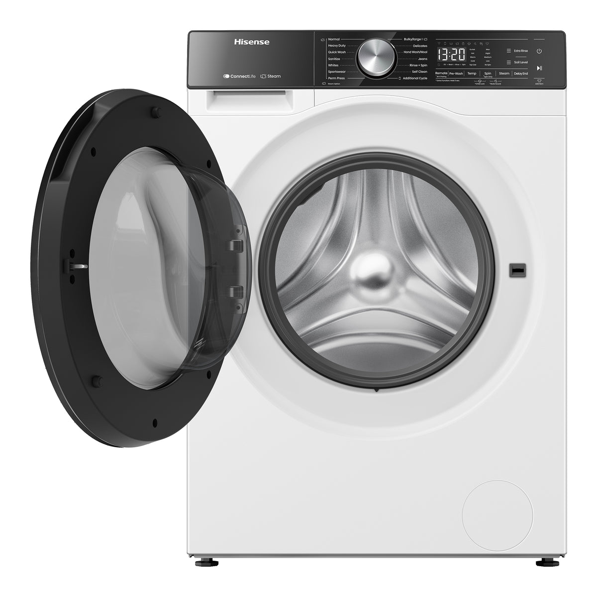 Hisense White Front Load Washer (3.1 cu. ft.) - WF5S2845BW