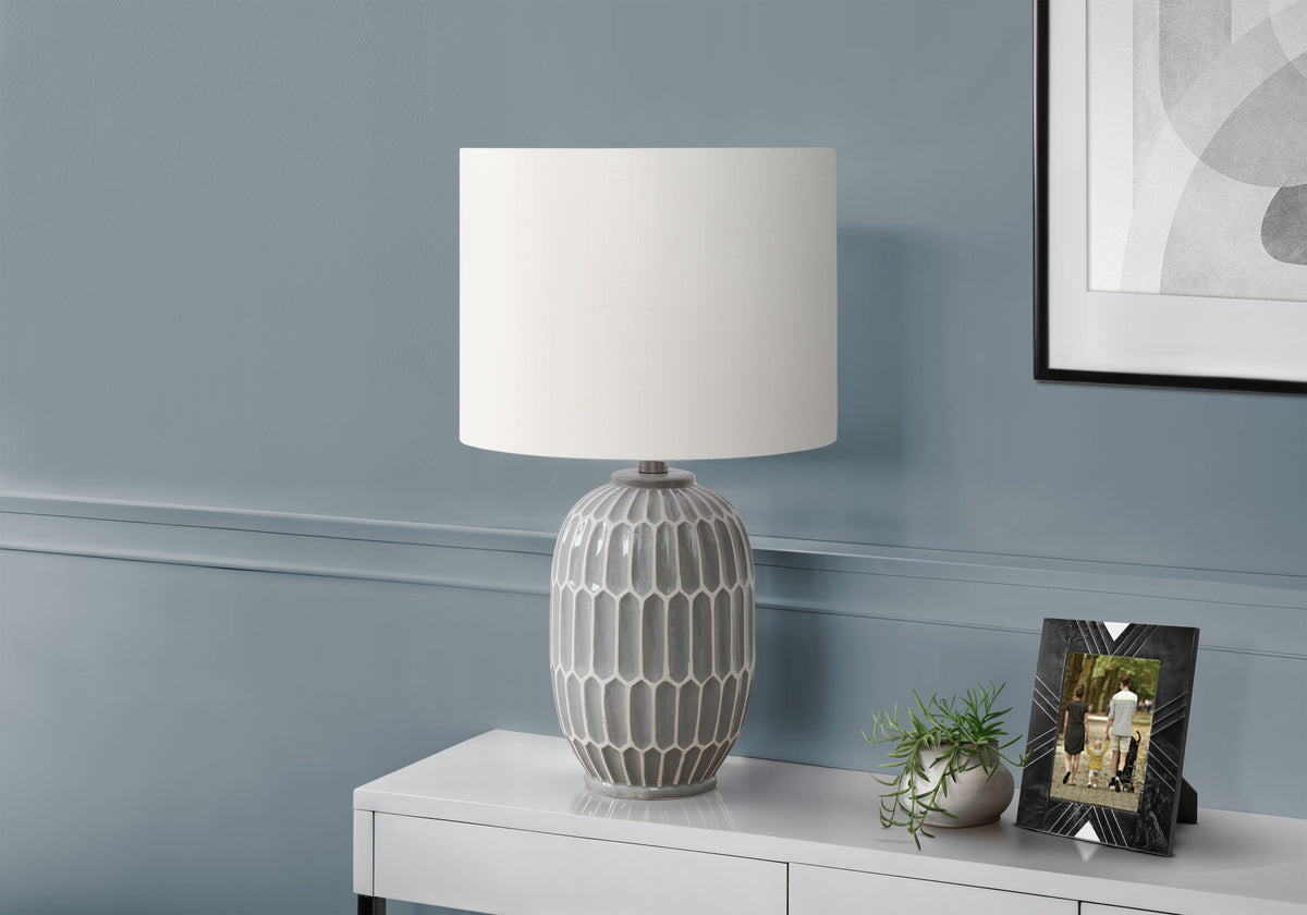 Tyne Table Lamp - Grey