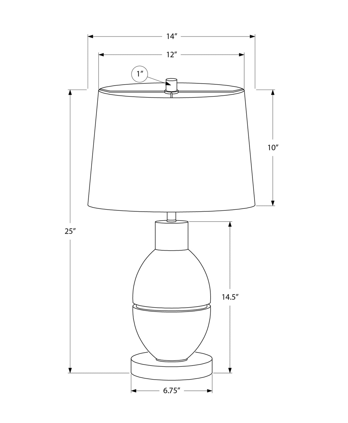 Eno Table Lamp - Grey