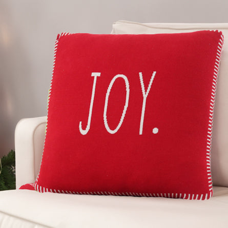 Ponderosa XI 20" x 20" Decorative Cushion - Red/White