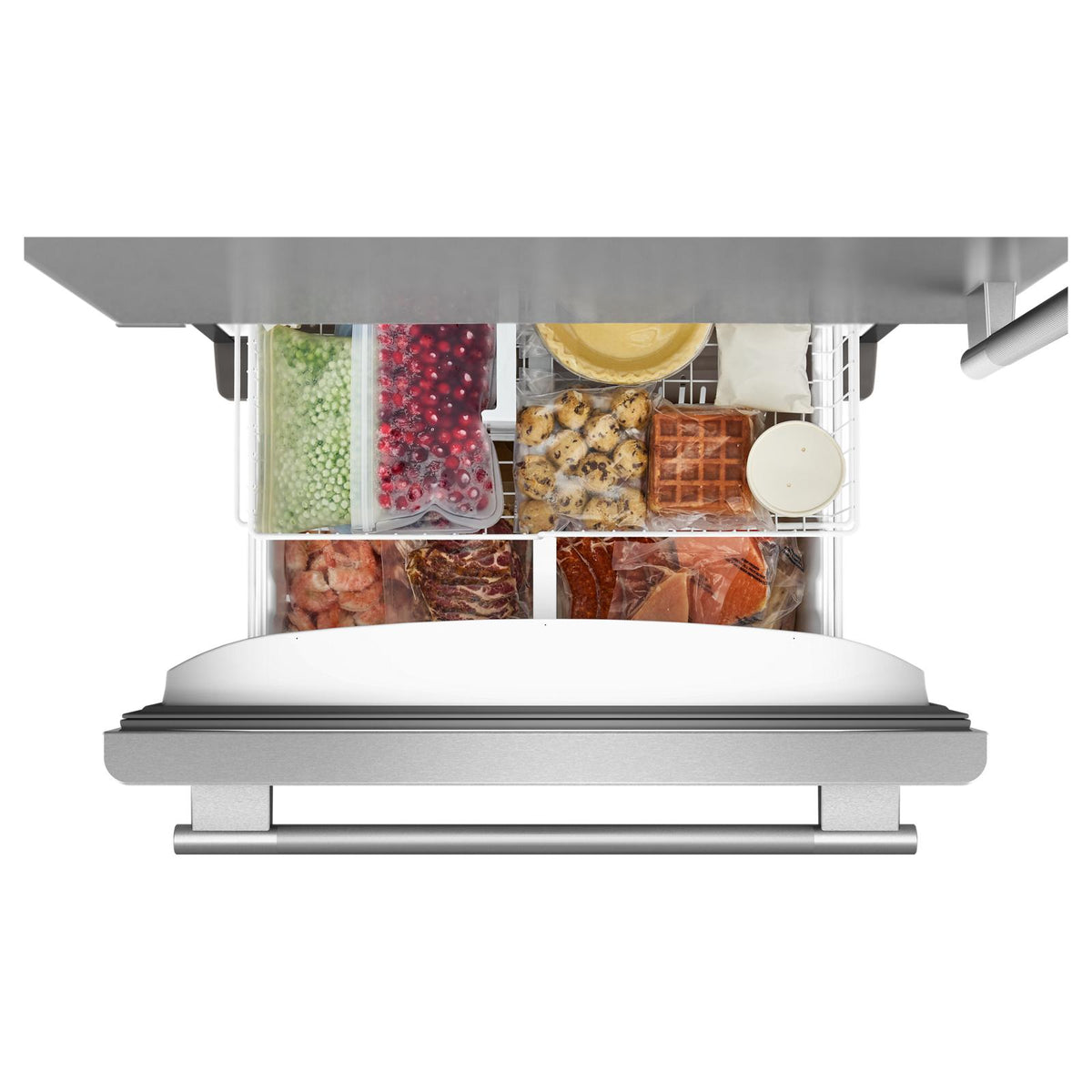 KitchenAid 33" 22.0 Cu. Ft. PrintShield Stainless Steel Bottom Mount Refrigerator - KRBL133SPS