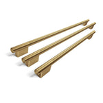 KitchenAid Brass Handle Hardware Accessory Kit for 36" Built-In French Door Bottom Mount Refrigerator - W11777179