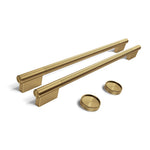 KitchenAid Brass Handle and Knob Hardware Accessory Kit for 30" Double Wall Oven & Microwave Combo - W11774418