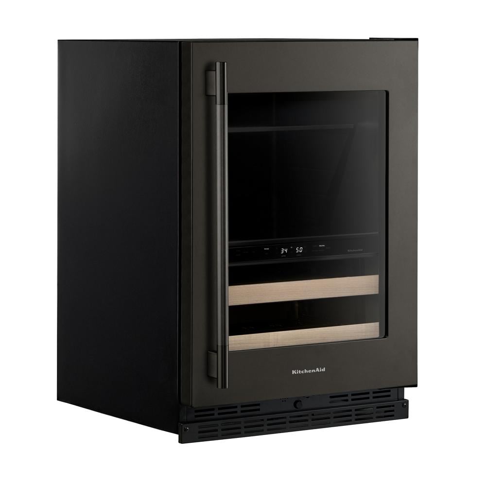 KitchenAid 24" 5.0 Cu. Ft. Black Ore Undercounter Refrigerator - KUBR524SBE