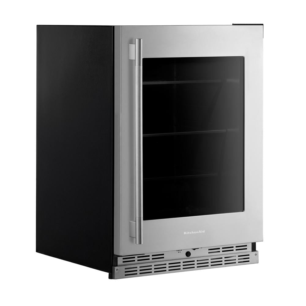KitchenAid 24" 5.2 Cu. Ft. PrintShield Stainless Steel Undercounter Refrigerator - KURR524SPS