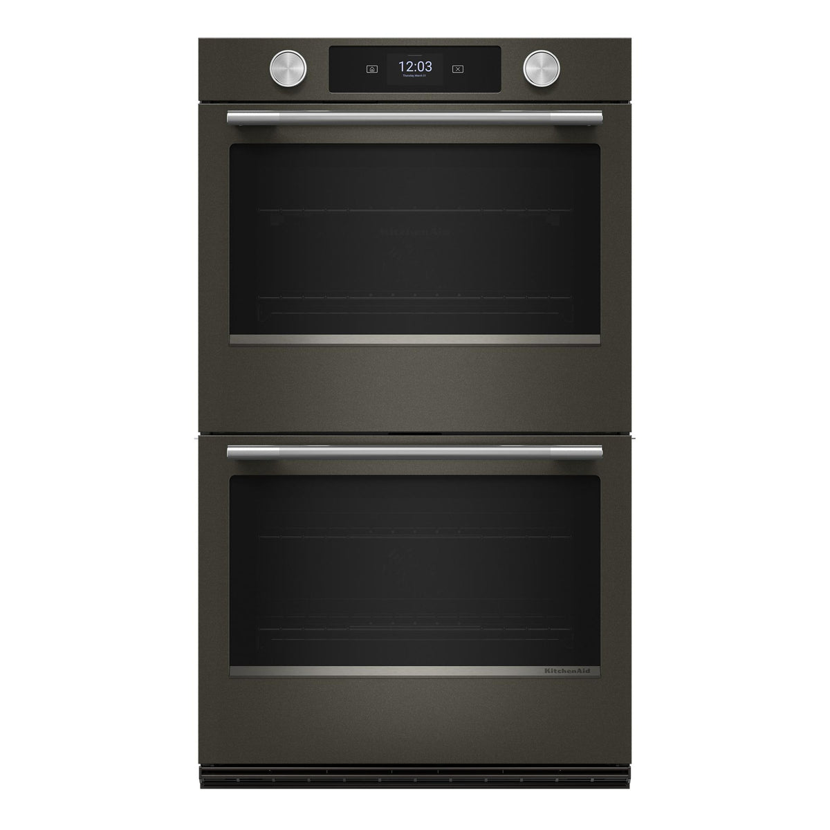 KitchenAid Black Ore 30" Double Wall Oven (10 Cu. Ft) - KOED730SBE