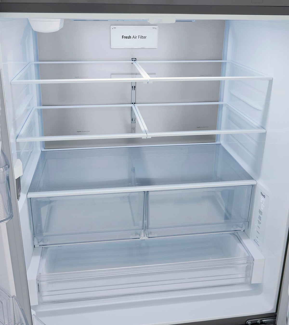 LG 35.75" 27 Cu. Ft. Stainless Steel Smart Counter-Depth MAX™ French Door Refrigerator - LRFLC2706S