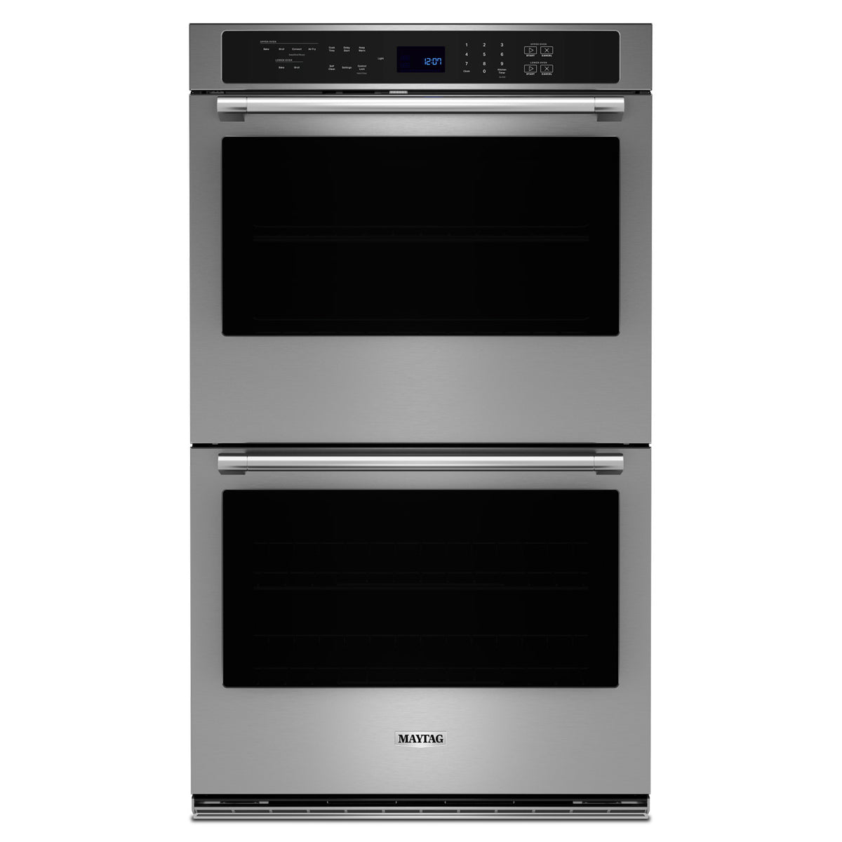 Maytag Fingerprint Resistant Stainless Steel Double Wall Oven (10.00 Cu Ft) - MOED6030LZ