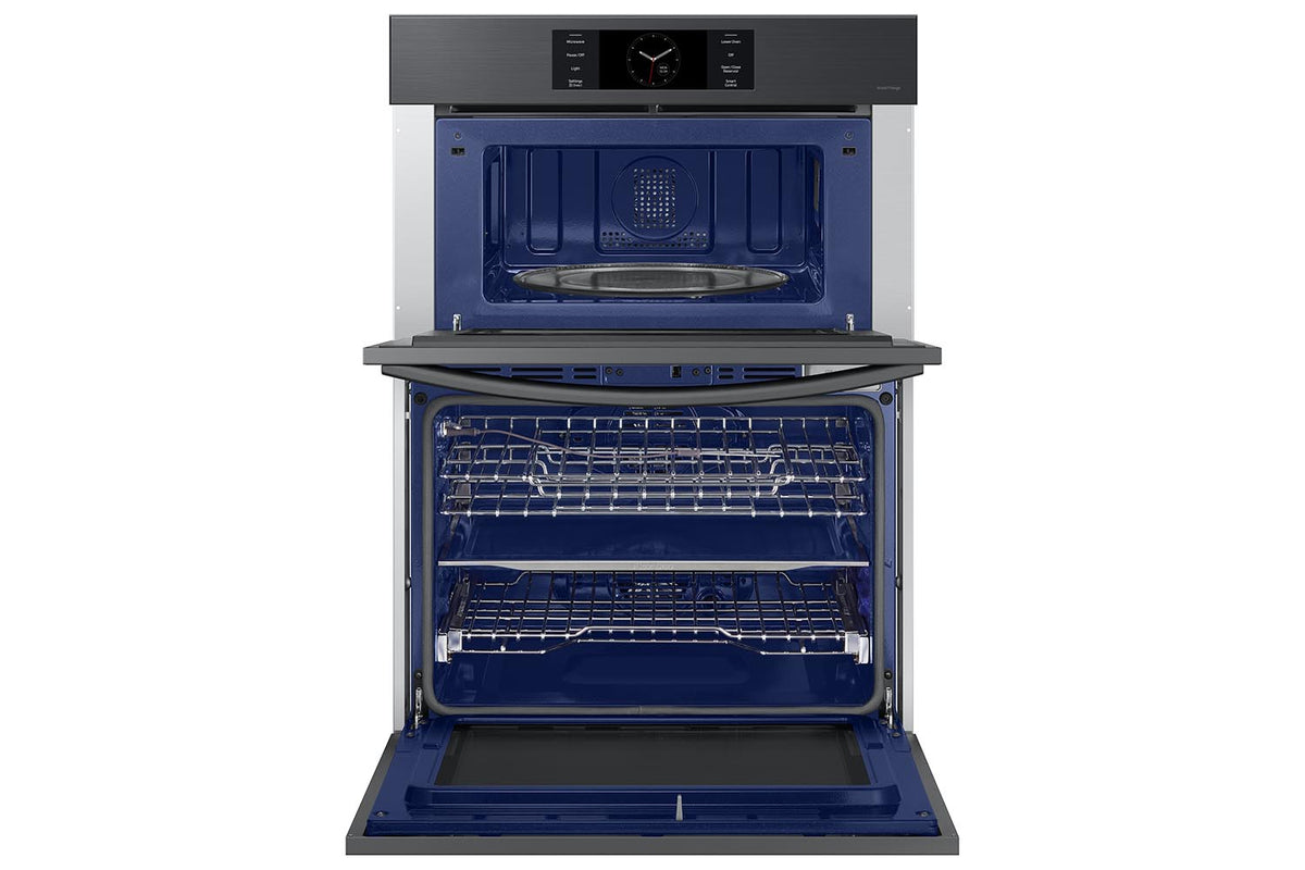 Samsung BESPOKE Black Stainless Steel Combination Wall Oven (7 cu. ft) - NQ70CG700DMTAA