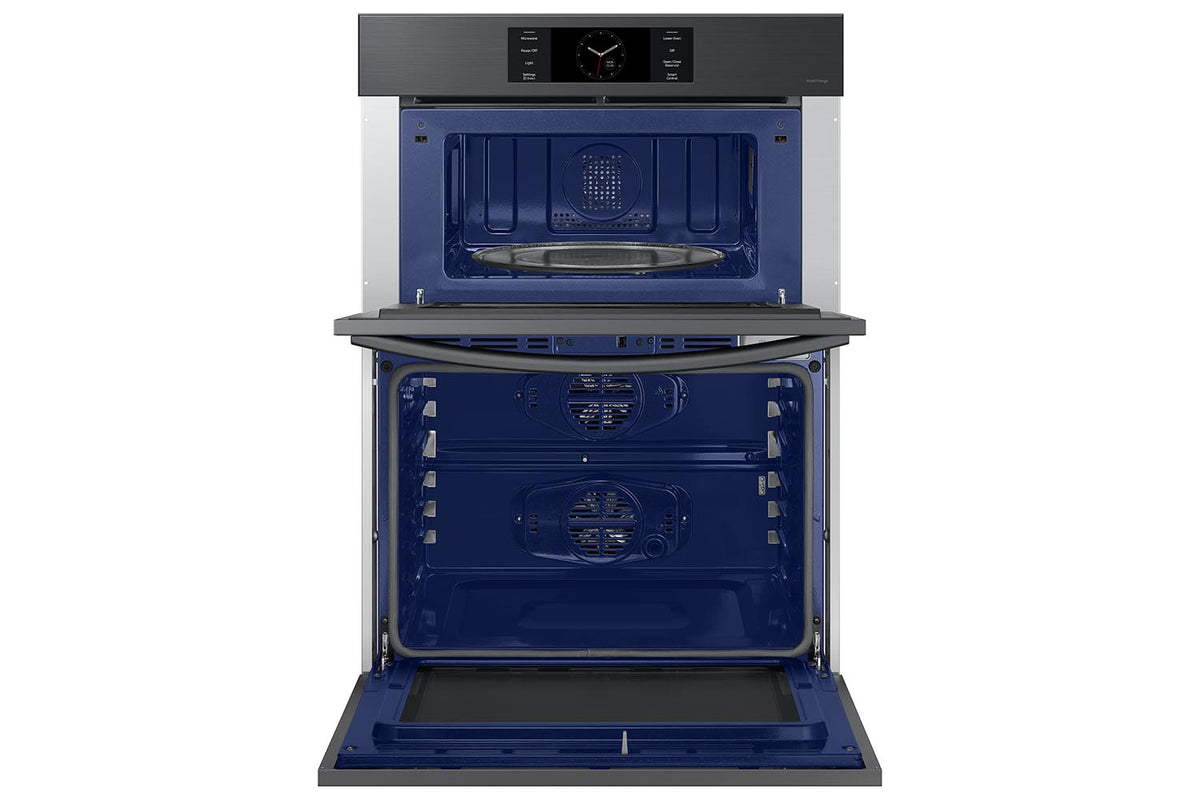 Samsung BESPOKE Black Stainless Steel Combination Wall Oven (7 cu. ft) - NQ70CG700DMTAA